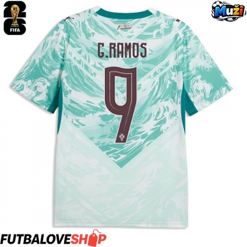 Dres Portugalsko Goncalo Ramos #9 Preč MS 2026 Krátky Rukáv